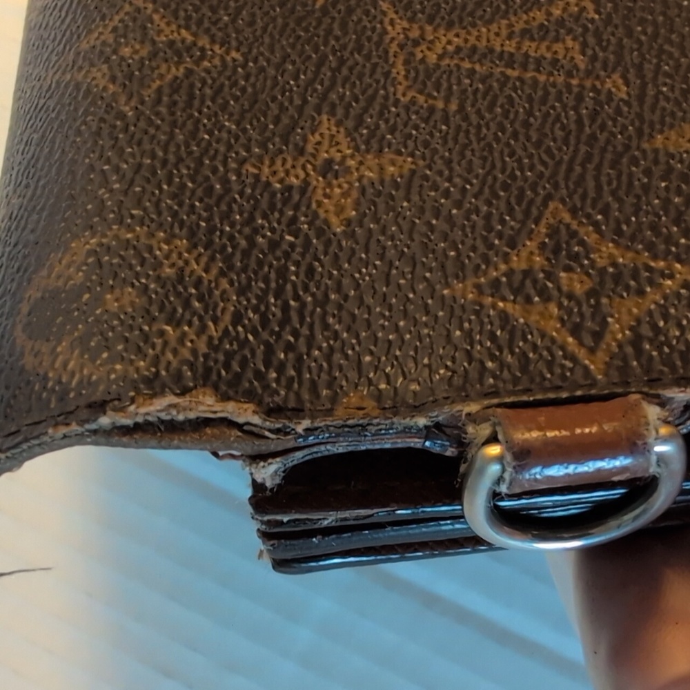 LOUIS VUITTON Monogram Portefeuille Accordion M58008 Chain Wallet - Picture 14 of 14